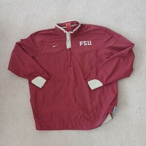 Vintage Nike Florida State University Windbreaker Pullover Jacket FSU Small (FL)